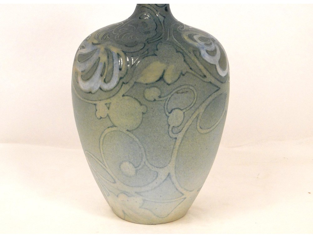 Art Nouveau ceramic vase 19th Edmond Lachenal