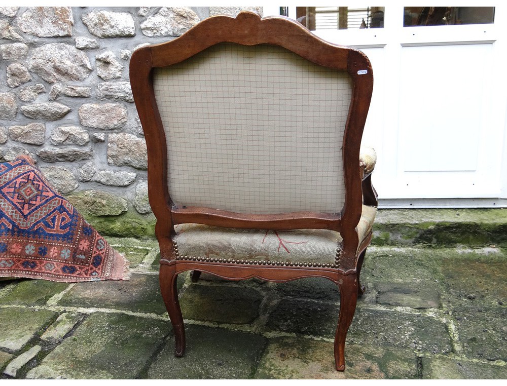 convertible armchair louis xv carved walnut armchair flowers eighteenth century convertible armchair louis xv carved walnut armchair flowers eighteenth century