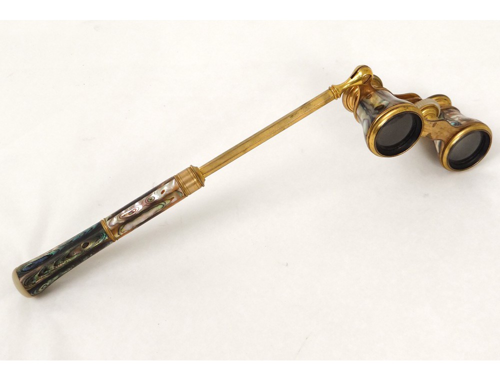 Jumelles De Théâtre Métal Champagne - Grossissement X3, Objectif 25mm - Avec Chaîne Portative - Pour Opéra, Concert