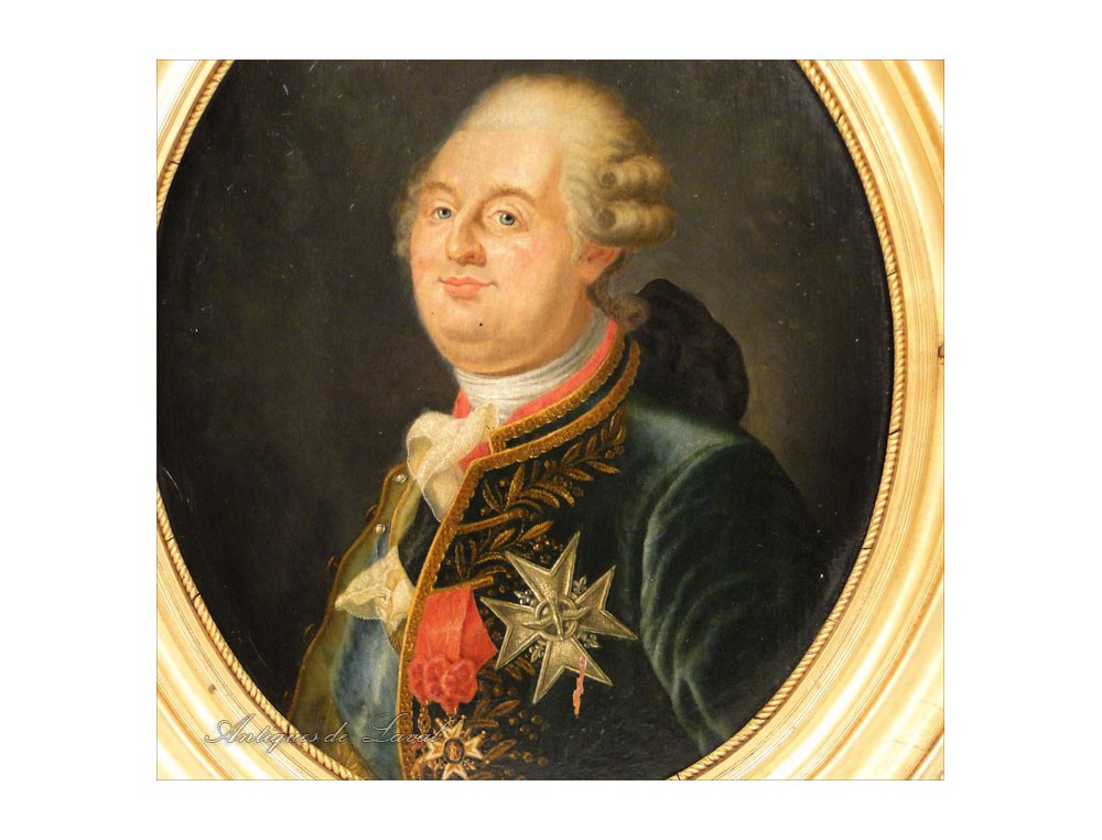 HSP portrait of Louis XVI, King of France, 18th