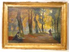 HST Peinture sous-bois Paul de Frick 20e