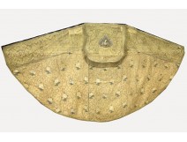 Large cape ecclesiastical ceremony embroidery wire silver 18th century