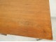 Modernist desk Jacques Hitier oak 1950 vintage design 20th century