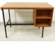 Modernist desk Jacques Hitier oak 1950 vintage design 20th century