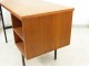 Modernist desk Jacques Hitier oak 1950 vintage design 20th century