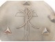 Chalice patene silver hammered Minerva goldsmith Gabriel Gallice XXth