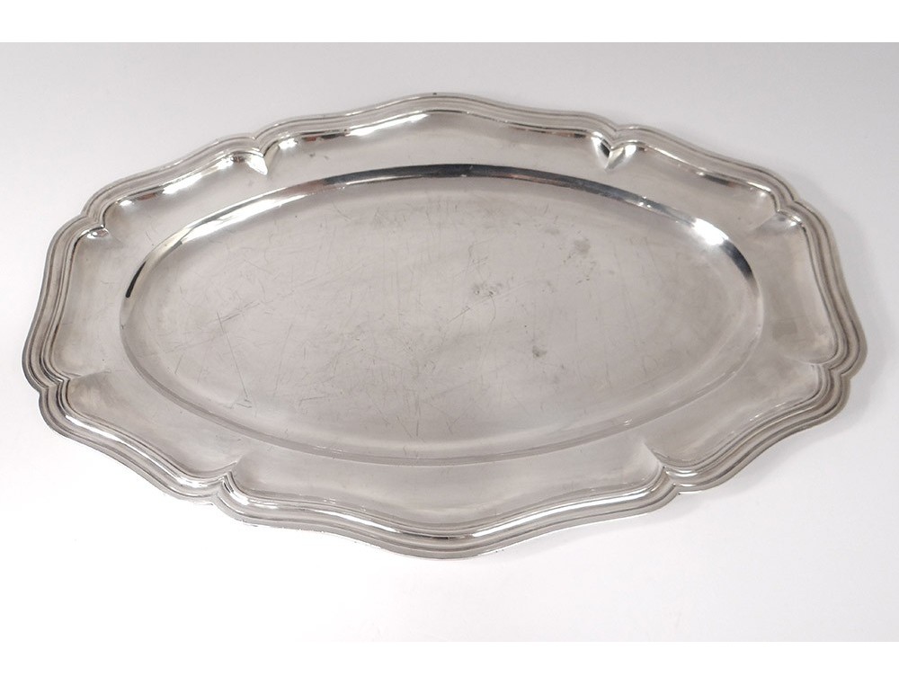 Marquis de Chaponay, Paris 1780, Plat Creux En Argent Massif