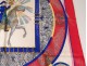 Square silk scarf Hermès Paris Grand Apparat horses 90cm Vintage J.Eudes