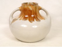 Stoneware vase enamelled northeastern France 1930 Art Deco twentieth