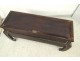 Japanese cabinet Shodana wood carved lacquered snow landscapes signed Meiji 19th