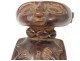 Couple statues fetish protectors Pygmy wood carved Cameroon Africa