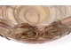 Iridescent glass bowl brass Loetz Pallme-König Bohemia Austria Art Nouveau 19th