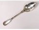 12 spoons solid silver coffee net Minerva goldsmith Cottat monogram 19th