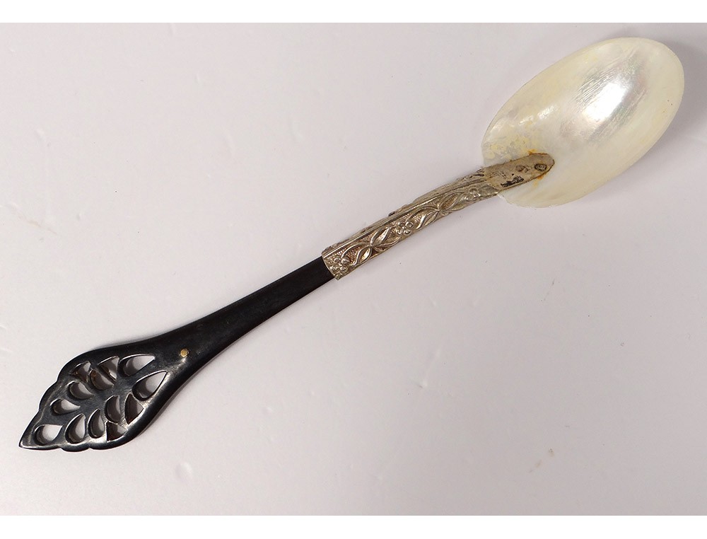 Cuillère à Caviar En Nacre Naturelle 12,5 Cm - Qualité Supérieure Pour Œufs Et Caviar