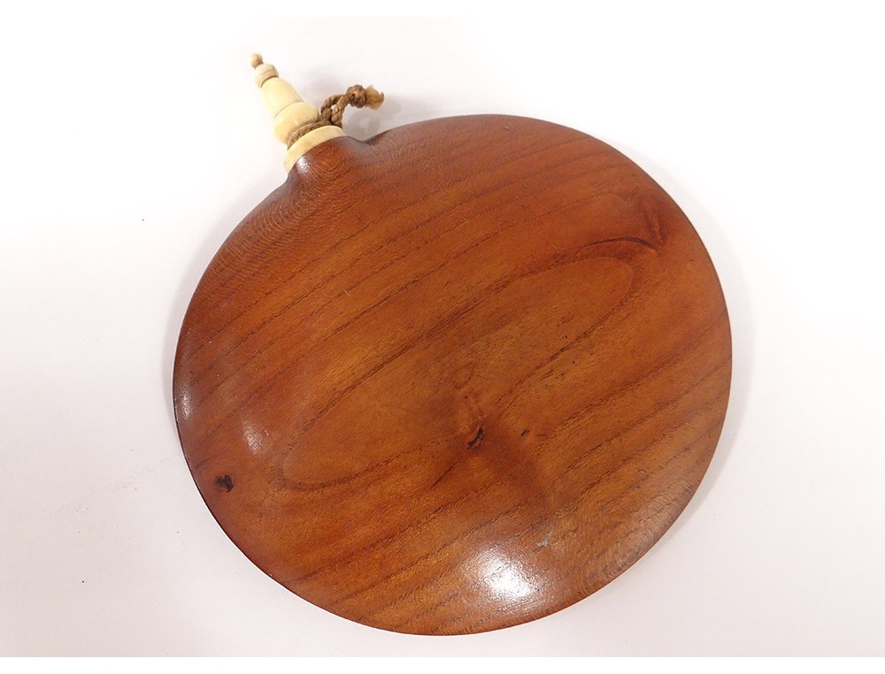 shaker snuff bottle gourd wood carved flower nineteenth popular art