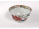 Small porcelain bowl Compagnie des Indes rose family flowers eighteenth century