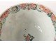 Small porcelain bowl Compagnie des Indes rose family flowers eighteenth century