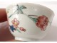 Small porcelain bowl Compagnie des Indes rose family flowers eighteenth century