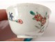 Small porcelain bowl Compagnie des Indes rose family flowers eighteenth century