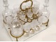 Decanter Baccarat crystal and ormolu Napoleon III nineteenth