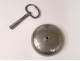 Pendulum gilt bronze gilt cariatides marble back of Egypt nineteenth Empire