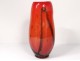 Large glass vase Murano Venice Italy F. Silviy italian twentieth century