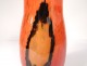 Large glass vase Murano Venice Italy F. Silviy italian twentieth century