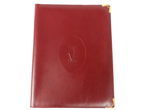 cartier leather diary