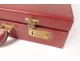 Attache case briefcase travel briefcase Gucci Italy leather vintage twentieth