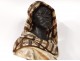 Sculpture bust orientalist black man Bedouin turban terracotta nineteenth