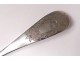 Cuilère sprinkle solid silver shell Minerve Berthier NapIII nineteenth