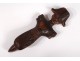 Carved wooden whistle Emperor Napoleon I imperial eagle whistle nineteenth