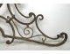 Stave sign store wrought iron flower antique french nineteenth century