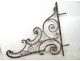Stave sign store wrought iron flower antique french nineteenth century