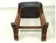 3 blackened wood nesting tables carved japanese water lily flowers nineteenth century