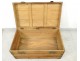 Travel trunk officer chest camphor brass gilt nineteenth century