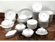 83 pieces porcelain tableware set Paris Bourgeois Rue St-Honoré XIXth