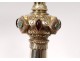 Chalice paten silver vermeil Minerve Armand-Calliat vine chalice case nineteenth