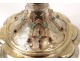 Chalice paten silver vermeil Minerve Armand-Calliat vine chalice case nineteenth