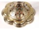 Chalice paten silver vermeil Minerve Armand-Calliat vine chalice case nineteenth