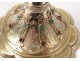 Chalice paten silver vermeil Minerve Armand-Calliat vine chalice case nineteenth