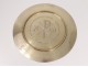 Chalice paten silver vermeil Minerve Armand-Calliat vine chalice case nineteenth