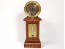Pendulum terminal Charles X thermometer rosewood inlay Pons nineteenth