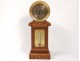 Pendulum terminal Charles X thermometer rosewood inlay Pons nineteenth
