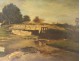 HST landscape painting Optevoz valve from apr. Daubigny Louvre painting twentieth