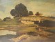 HST landscape painting Optevoz valve from apr. Daubigny Louvre painting twentieth