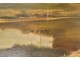HST landscape painting Optevoz valve from apr. Daubigny Louvre painting twentieth