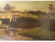 HST landscape painting Optevoz valve from apr. Daubigny Louvre painting twentieth