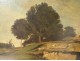 HST landscape painting Optevoz valve from apr. Daubigny Louvre painting twentieth