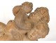 Terracotta sculpture group putti Cherub Bacchus goat Clodion nineteenth